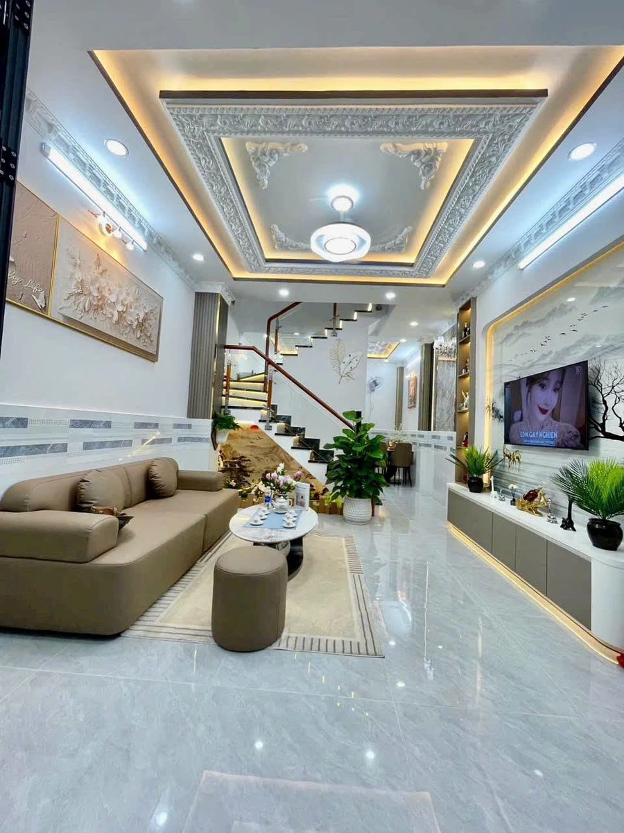 Bán nhà hẻm full nội thất 2PN 37,8m² Huỳnh Tấn Phát Nhà Bè - Ảnh thu nhỏ 2