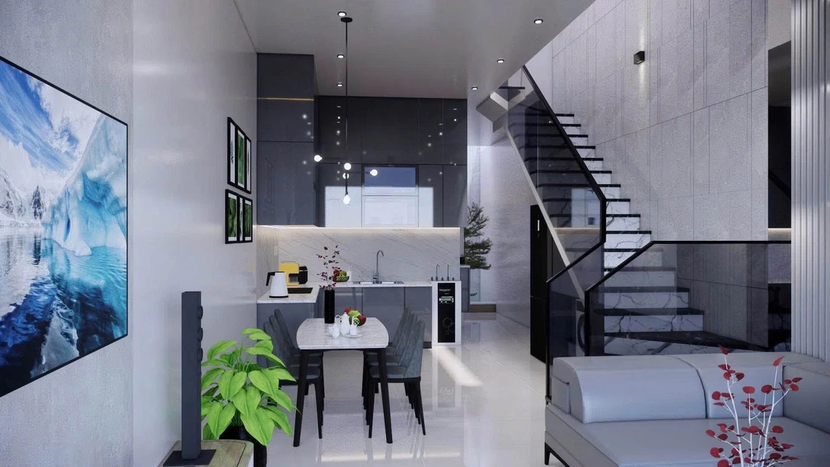 Bán nhà 1 trệt 1 lầu 3PN 2WC DT 4x22 tại Hiệp An, Thủ Dầu Một, Bình Dương - Ảnh thu nhỏ 5
