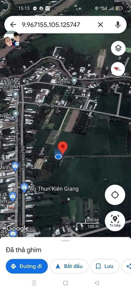 Bán đất nhánh Trần Hữu Độ An Bình Rạch Giá 3900m2 - Ảnh thu nhỏ 5