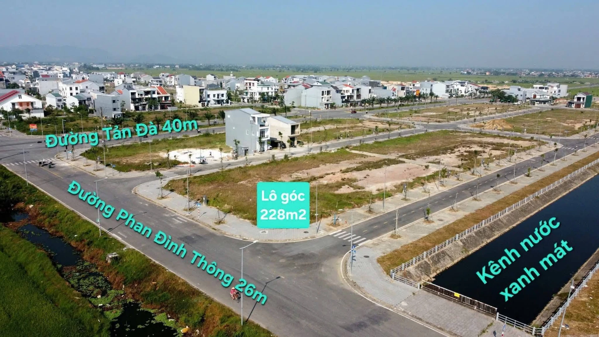 Bán lô góc 2 mặt tiền 228m² Phan Đình Thông Nhà Bè - Ảnh 1