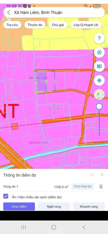 Bán đất 1090m² Hàm Liêm gần Phan Thiết, mặt tiền 50m