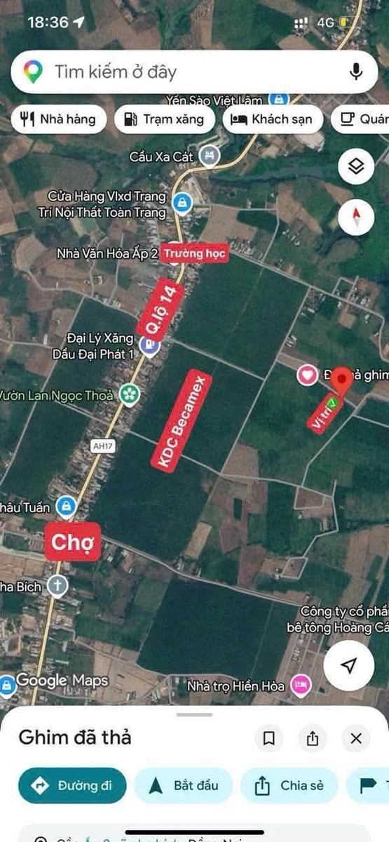 Bán đất 200m² Nha Bích, Bình Dương 680 triệu - Ảnh thu nhỏ 3