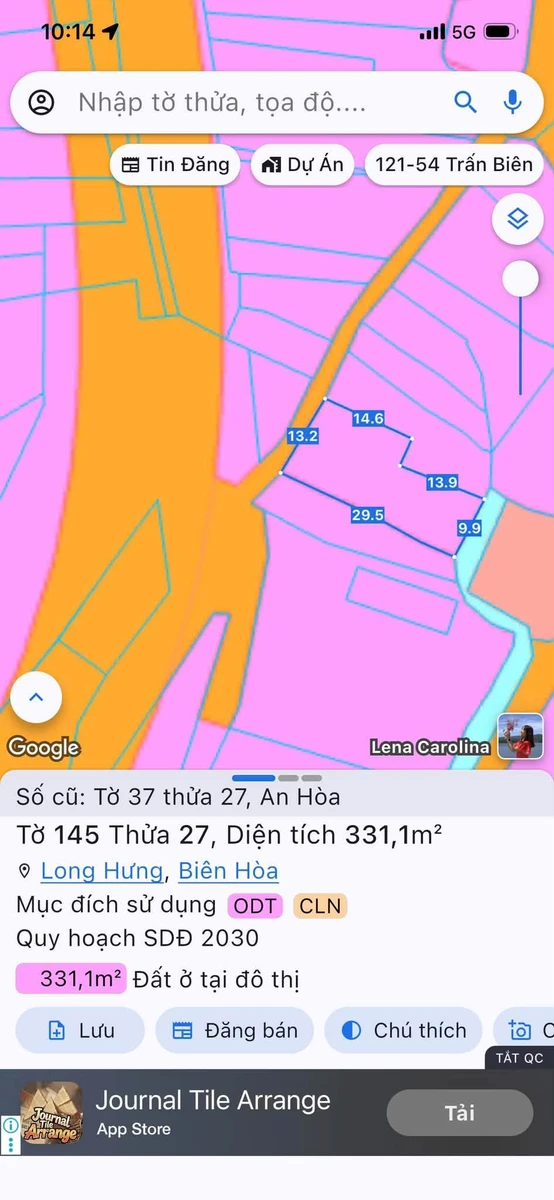Bán đất 331m phường Long Hưng, 3 tỷ 3 - Ảnh 1