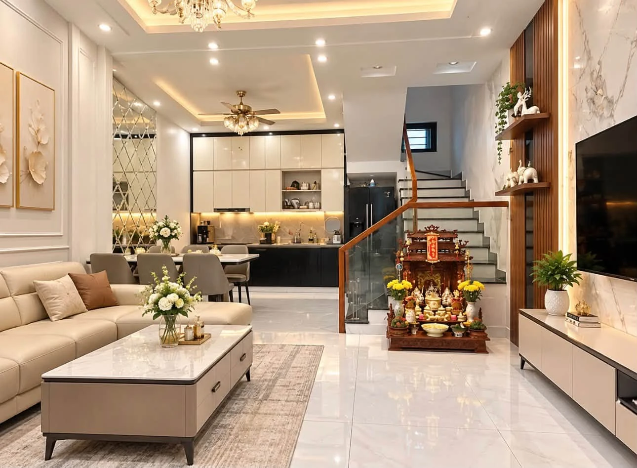 Bán nhà phố 43m, 4 tầng, 3 tỷ cạnh Aeon - Ảnh 1