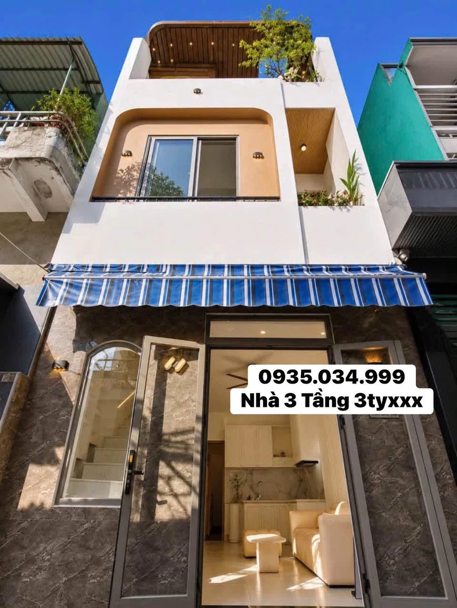Bán nhà 3 tầng 35m² kiệt 3m Thanh Khê, Đà Nẵng - Ảnh 1