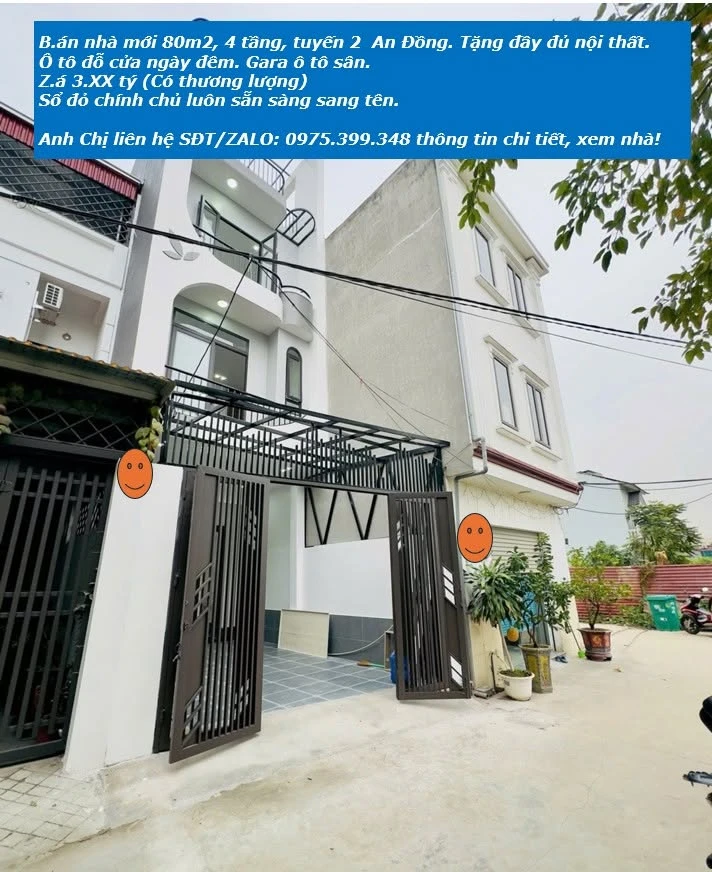 Bán nhà 80m2, 4 tầng, An Đồng, 3.5 tỷ - Ảnh 1
