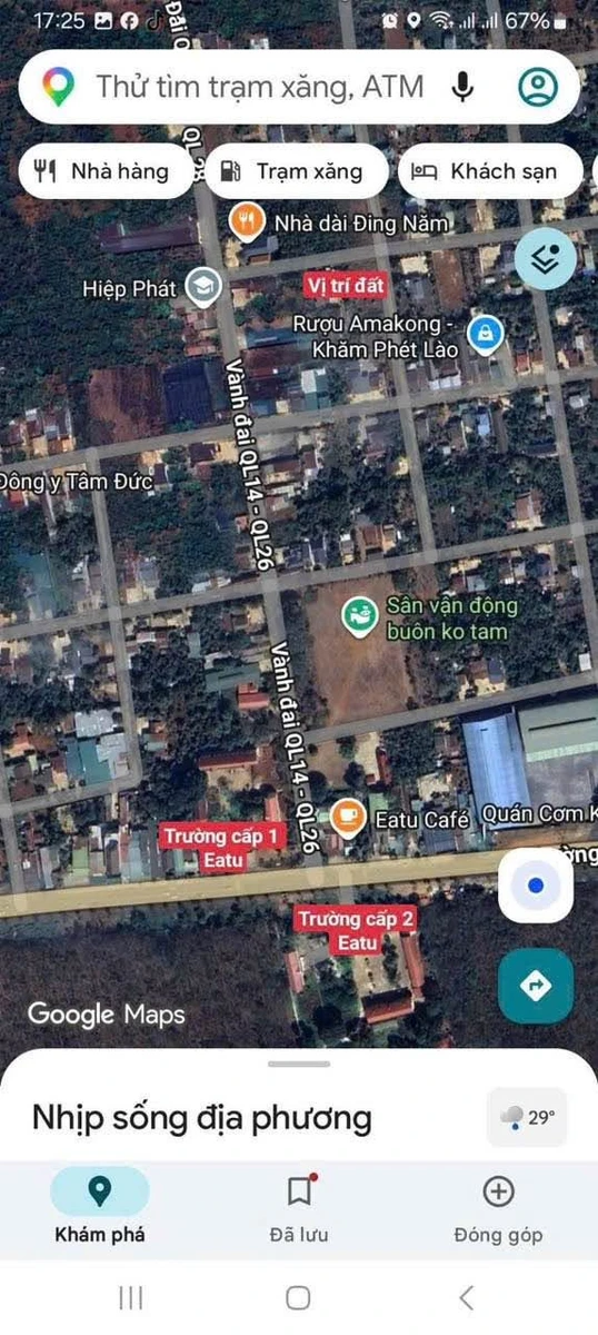 Bán đất Kotam Buôn Mê Thuột 120m² gần khu du lịch - Ảnh 1