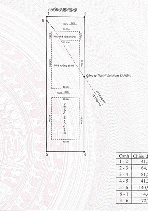 Chuyển nhượng lô đất nhà xưởng trong khu CN Bá Thiện 2 diện tích 6000m2 - Ảnh 1