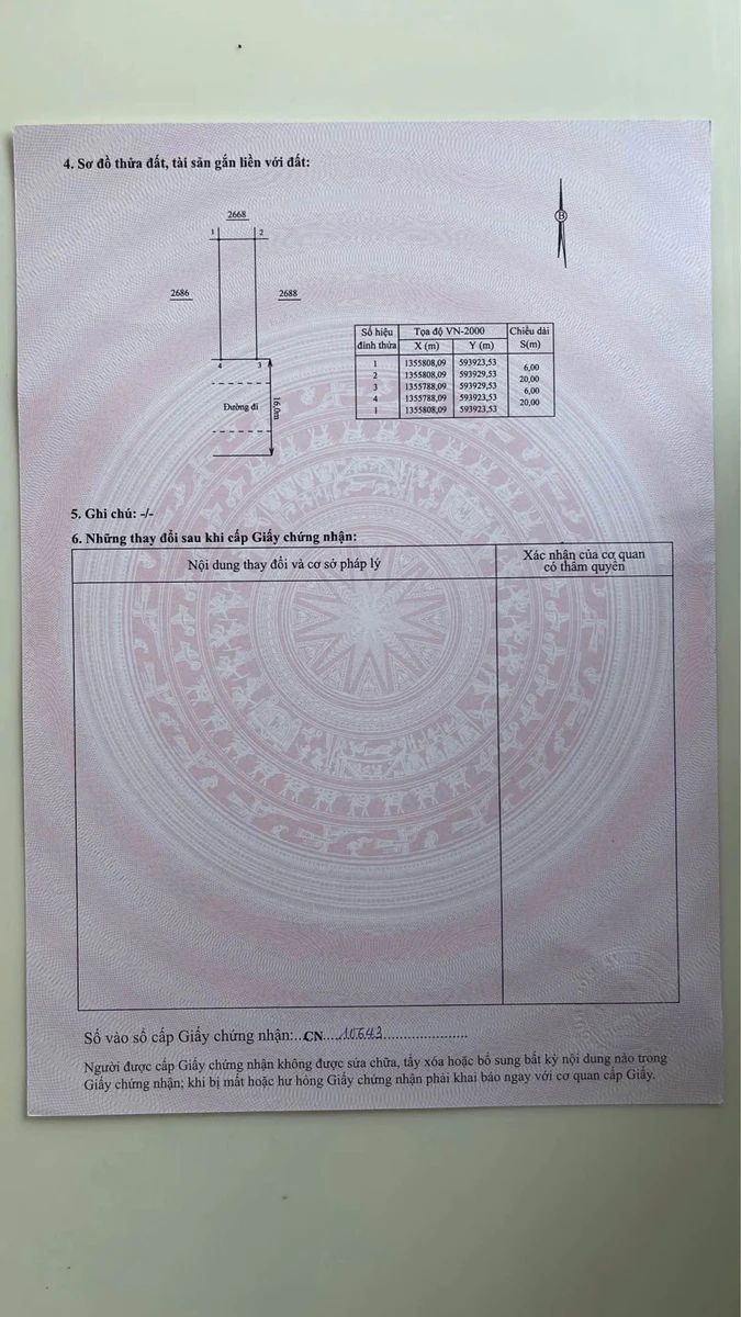 Bán đất Phú Ân Nam 2 Diên Khánh 120m² sổ hồng riêng - Ảnh 1