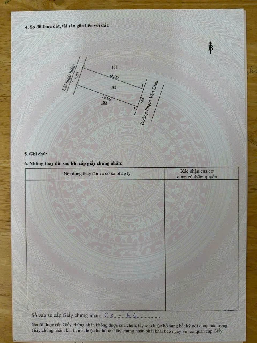 Bán cắt lỗ lô đất mặt tiền Phạm Văn Diều, 90m², 4,5 tỷ - Ảnh thu nhỏ 4