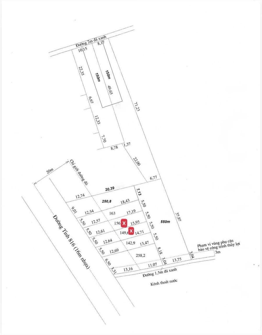 Bán đất thổ cư 142,9m² MT ĐT.816 Bến Lức Long An 1 tỷ 390 triệu - Ảnh 1