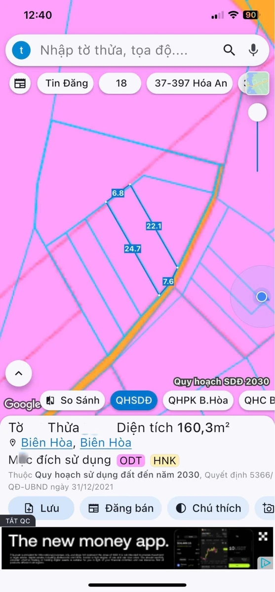 Bán đất Tân Hạnh 160m², sổ riêng 1,7 tỷ - Ảnh thu nhỏ 3