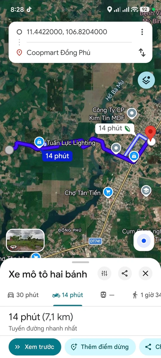 Bán đất Đồng Phú Đồng Nai 5000m2 giá 1 tỷ - Ảnh thu nhỏ 4