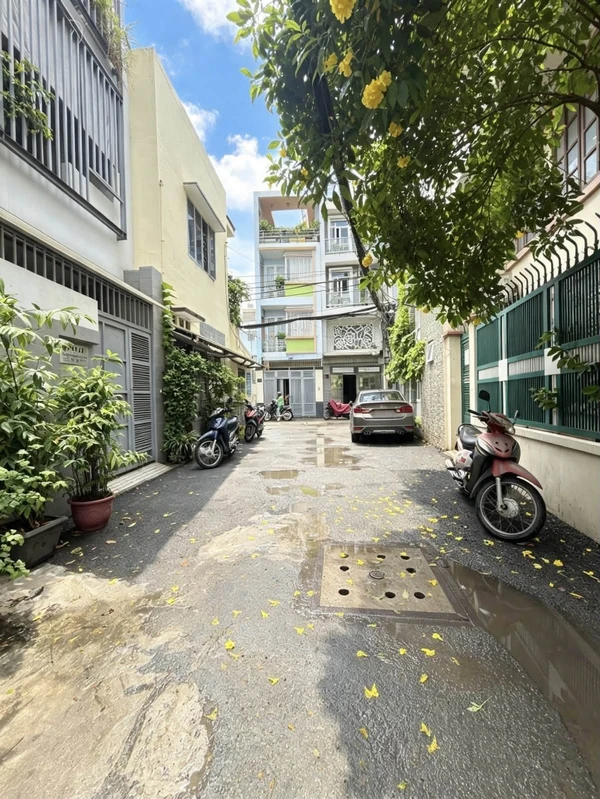 Bán căn hộ dịch vụ 4 tầng 47m2, 7PN hẻm xe hơi Nơ Trang Long, Bình Thạnh, 8,2 tỷ