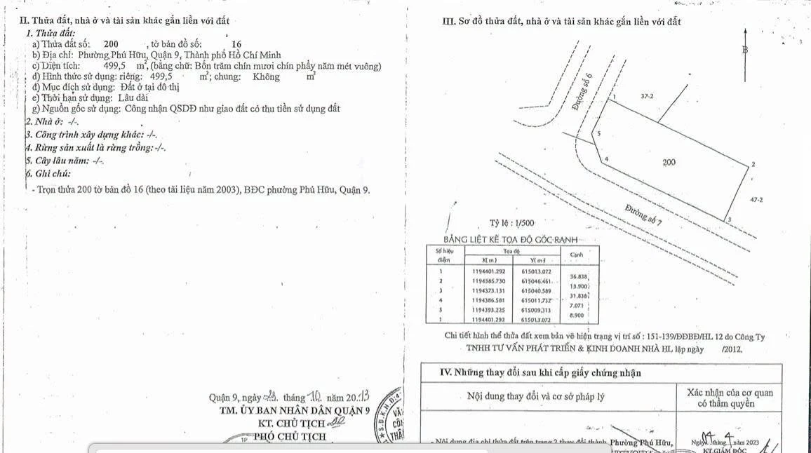 Bán đất góc 2 MT Phú Hữu 499m² xây biệt thự 17,5 tỷ - Ảnh thu nhỏ 4