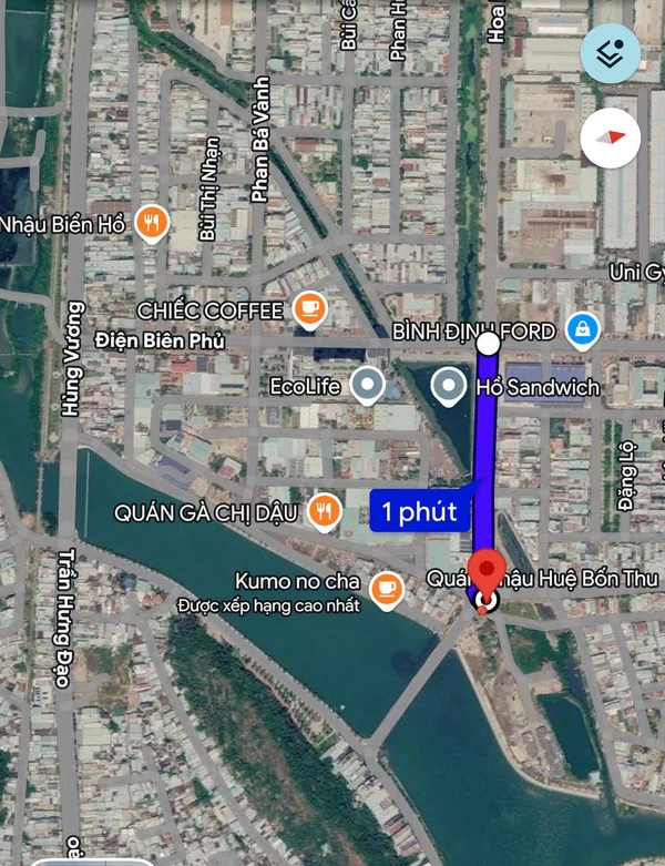 Bán nhà mặt tiền Hoa Lư Quy Nhơn 105m2, 5 tỷ