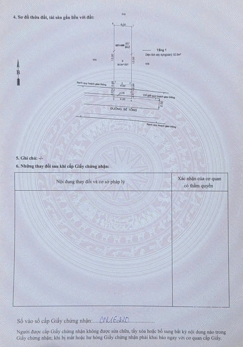 Bán nhà 1 trệt 1 lầu 64m² 3 phòng ngủ đường Phan Bội Châu, trung tâm Dĩ An - Ảnh thu nhỏ 4