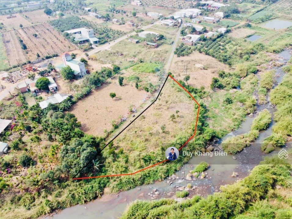 Đất sào nghỉ dưỡng 1850m2 view sông - full hồng - đường ô tô - ra đường lớn QH 30m chỉ 100m giá rẻ - Ảnh 1
