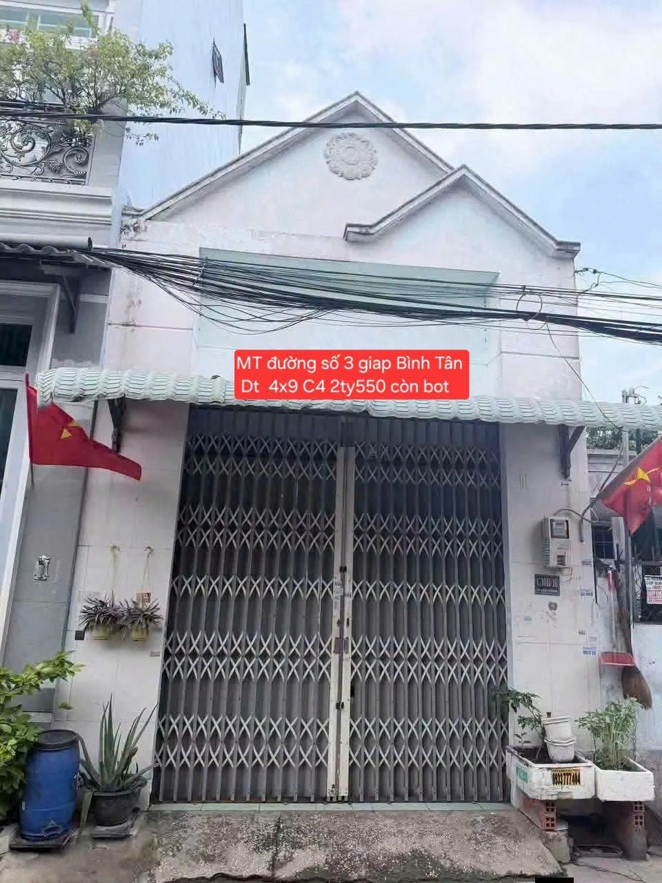 Bán nhà mặt tiền 36m² Bình Tân, giá 2 tỷ 550 - Ảnh 1