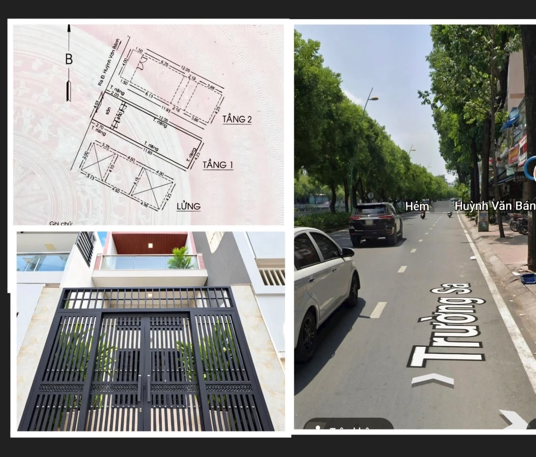 Bán nhà phố 61m² 3 tầng Trương Sa, Phú Nhuận 6,95 tỷ - Ảnh 1