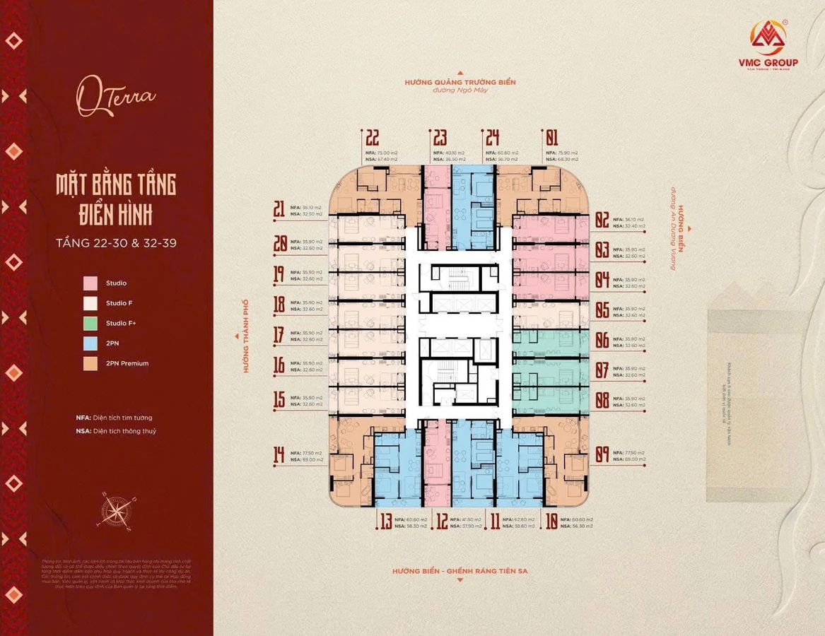 Bán căn Studio view biển Q'Terra Quy Nhơn từ 2 tỷ - Ảnh thu nhỏ 3