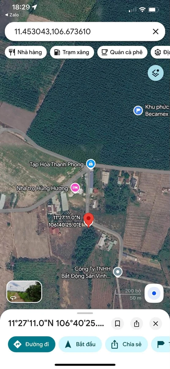 Bán đất 10x100m có 200m2 thổ cư tại Nha Bích, Chơn Thành, Bình Phước giá 1,25 tỷ - Ảnh thu nhỏ 5