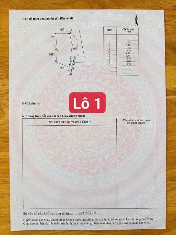 Bán đất Phước Lý Ninh Bình 368m² sổ sẵn 720 triệu - Ảnh thu nhỏ 2