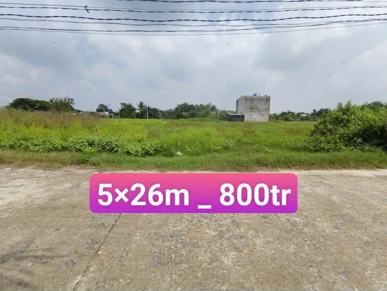 Bán đất thổ cư 5x26m giá 800 triệu tại Mỹ Hạnh Nam, Đức Hòa, Long An