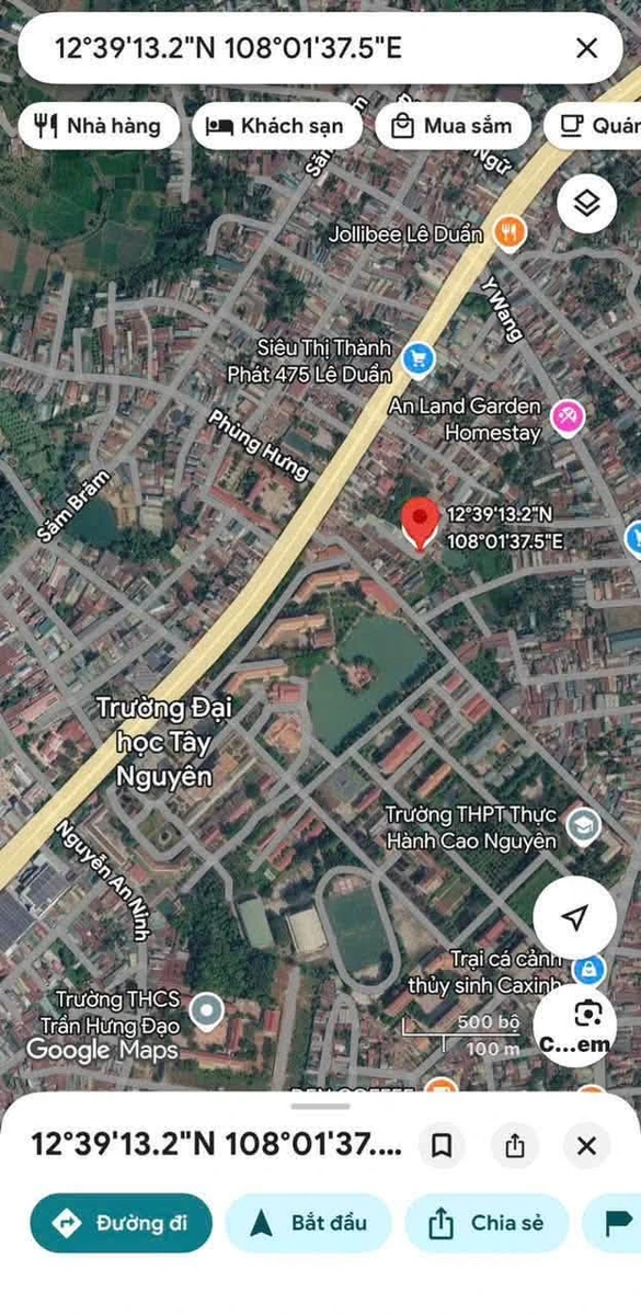 Bán đất thổ cư hẻm 122m² Lê Duẩn, Buôn ma Thuột - Ảnh 1