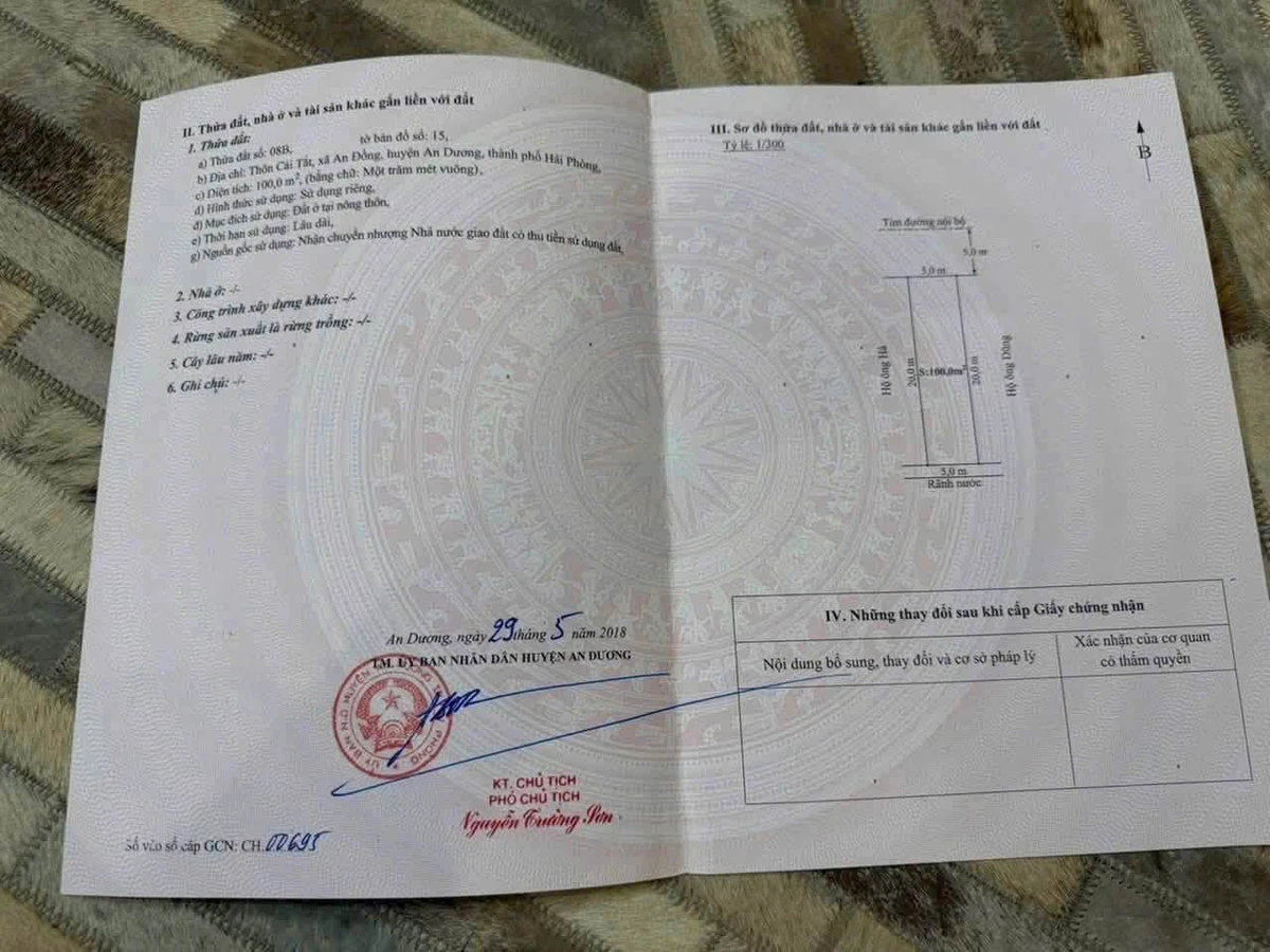 Bán lô đất 100m2 Chapi Cái Tắt An Dương hơn 3 tỷ - Ảnh thu nhỏ 3