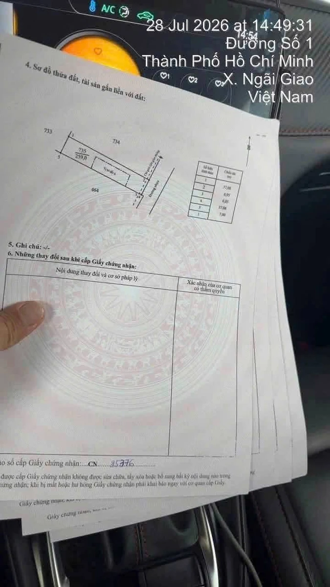 Bán đất 7x37m Quảng Phú Nghĩa Thành 650 triệu - Ảnh thu nhỏ 2