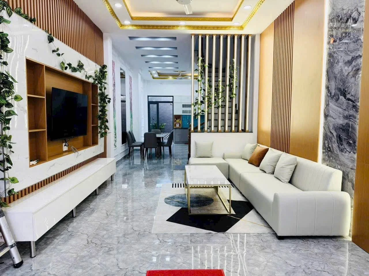 Bán nhà mặt tiền Tân Thới Hiệp 09, 76m2, 1 trệt 3 lầu, 6PN, 8,6 tỷ, Quận 12 - Ảnh 1