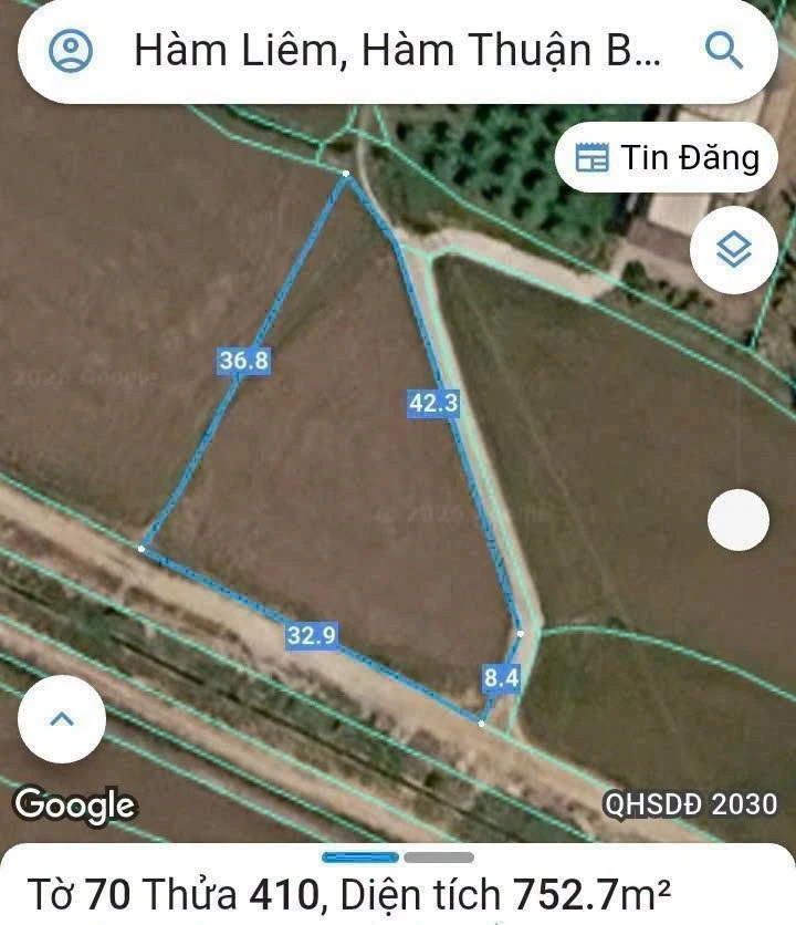 Bán đất nền 750 m² Hàm Liêm Bình Thuận 400 triệu - Ảnh thu nhỏ 4