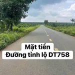Bán đất mặt tiền ĐT758 Hớn Quản 210m2, có 100m2 thổ cư, giá hơn 200 triệu - Ảnh thu nhỏ 1