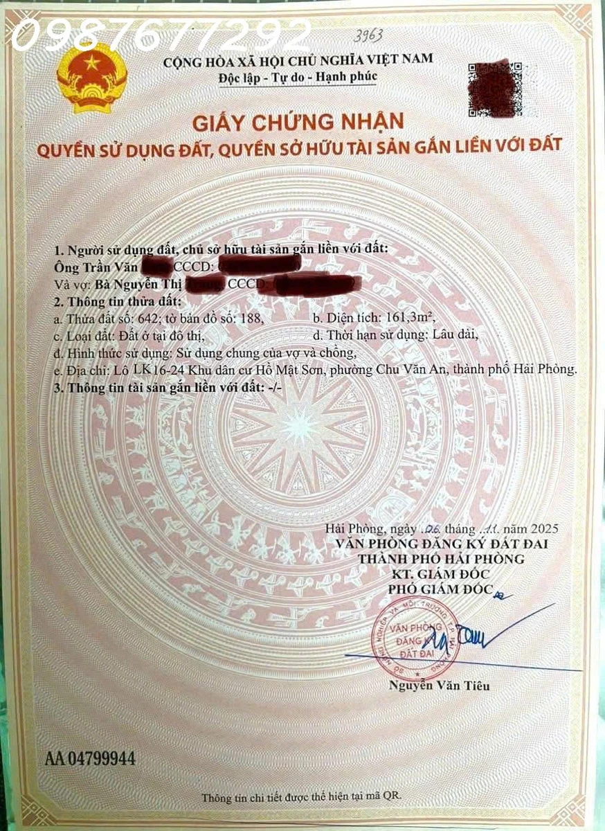Bán hoặc cho thuê lô góc 2 mặt tiền siêu đẹp tại Sao Đỏ, TP. Chí Linh, DT 161 m2, giá đầu tư - Ảnh thu nhỏ 3
