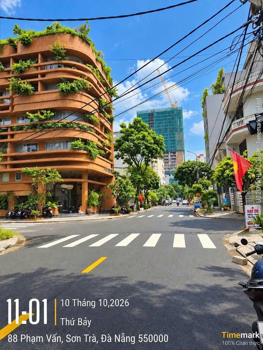 Bán đất mặt tiền đường Phạm Vấn, Sơn Trà, Đà Nẵng, gần biển, giá khoảng 10 tỷ - Ảnh 1
