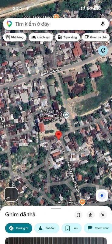 Bán nhà kiệt ô tô 128m² Bùi Thị Xuân TP Huế
