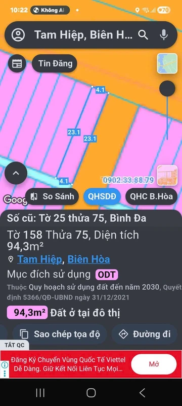 Bán lô góc 2 mặt tiền Đồng Khởi 94.3m2, 14 tỷ