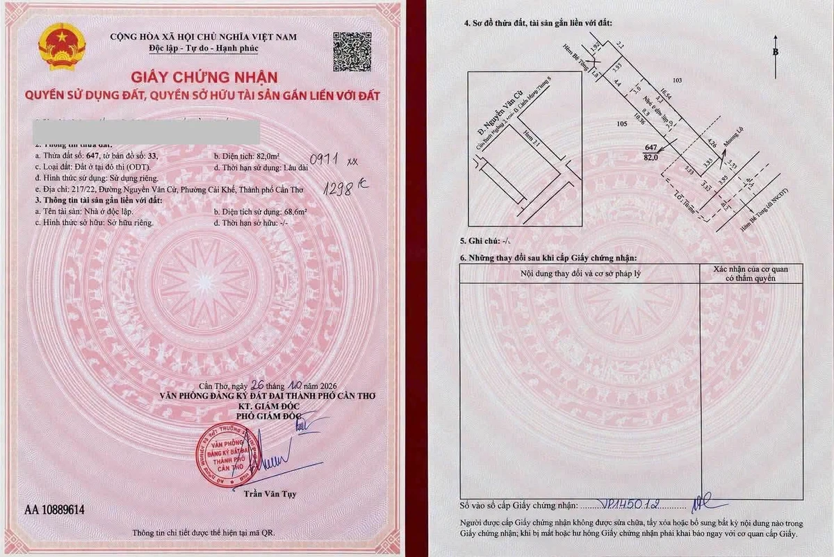 Bán nhà 2 mặt tiền hẻm 359 Nguyễn Văn Cừ, Cần Thơ - Ảnh thu nhỏ 5