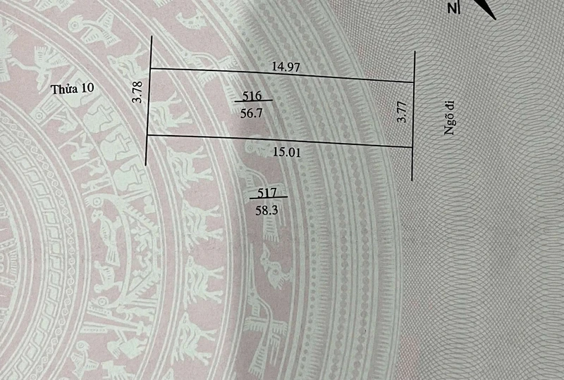 Bán lô đất Lê Viết Quang, Hải Dương, 56,7m²