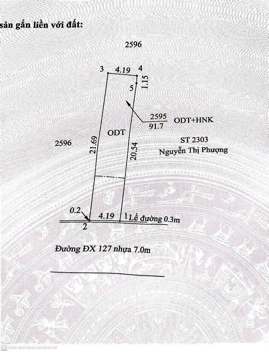 Bán đất Phú An, Bình Chánh, 91m², giá 1 tỷ 750 - Ảnh thu nhỏ 4