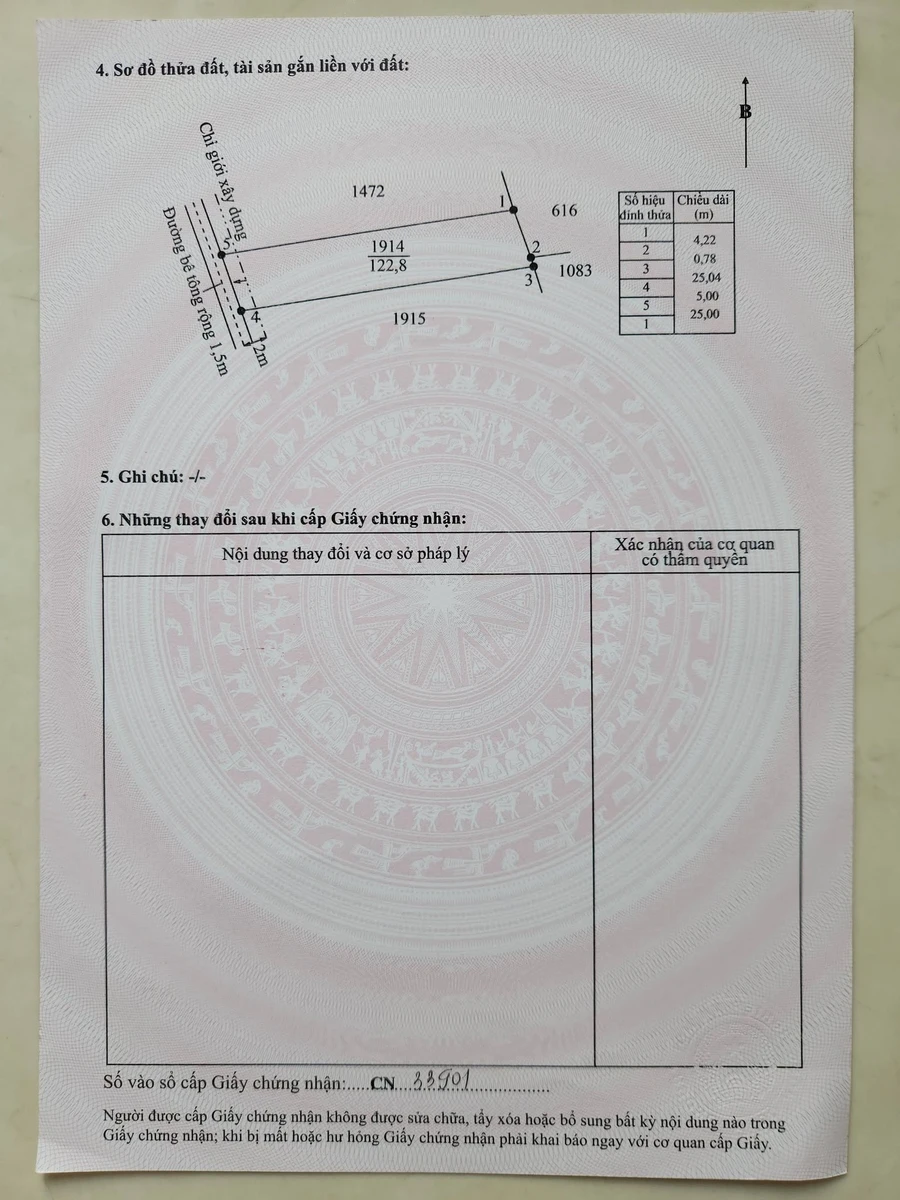 Bán đất thổ cư 5x25m giá 750 triệu đường Long Khê Phước Vân, Rạch Kiến, Tây Ninh - Ảnh thu nhỏ 4