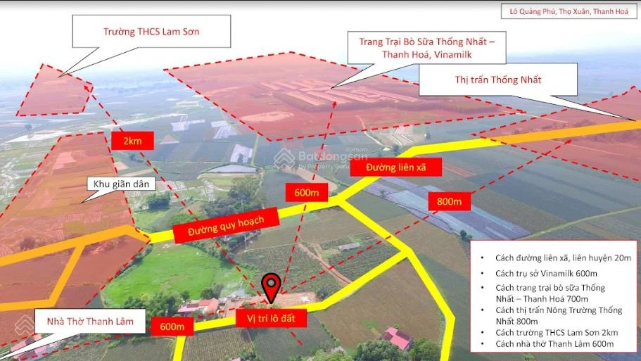 Chỉ với 100tr sở hữu ngay một lô đất bám trục Liên Thôn tại Thọ Xuân Thanh Hóa - Ảnh thu nhỏ 3