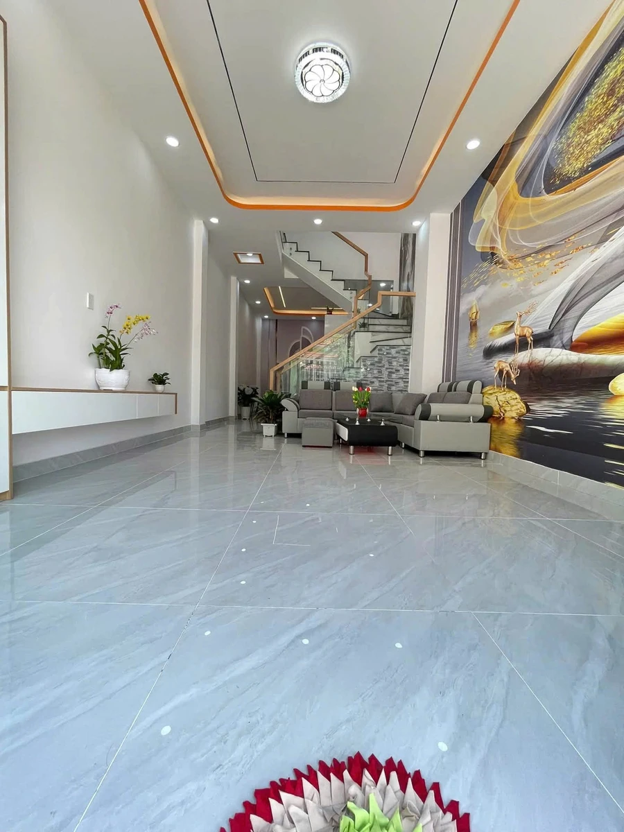 Bán nhà mới khu chợ Bình Chánh 95m² 980 triệu - Ảnh thu nhỏ 3