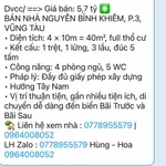 Bán nhà Nguyễn Bỉnh Khiêm Vũng Tàu 40m² 5,7 tỷ - Ảnh thu nhỏ 1