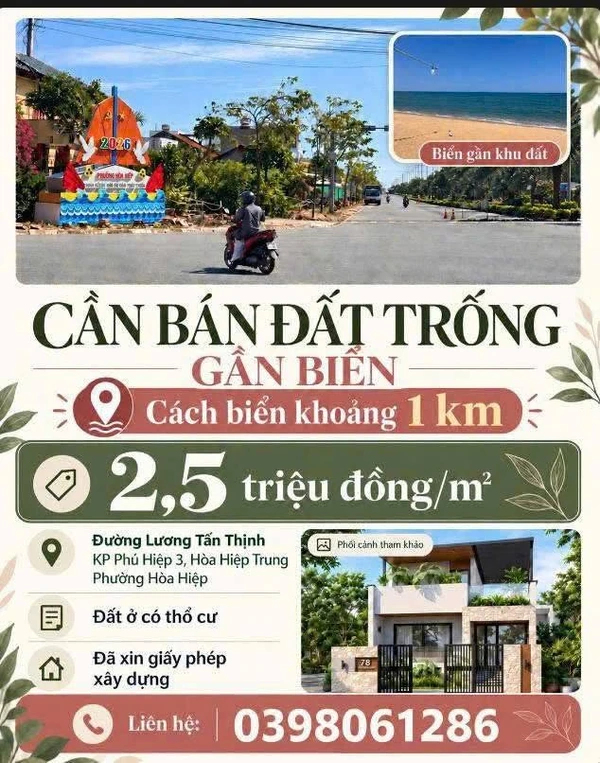 Bán nhà 2 tầng 240m² gần sân bay Phú Yên