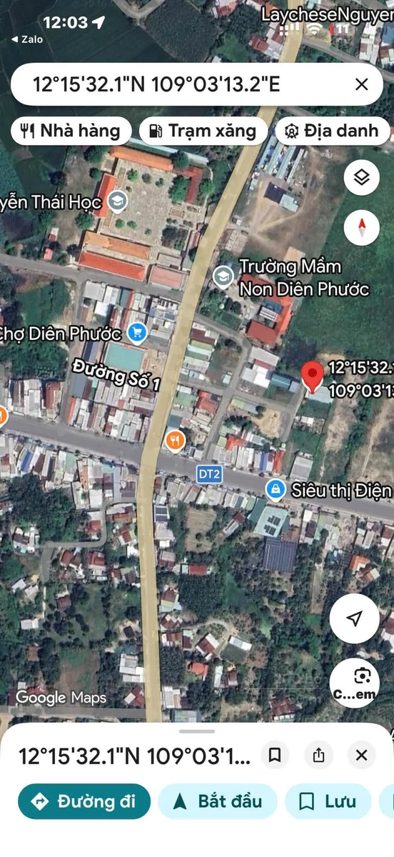 Bán đất 96,5m² sát chợ Diên Phước, Diên Khánh, 980 triệu - Ảnh thu nhỏ 2