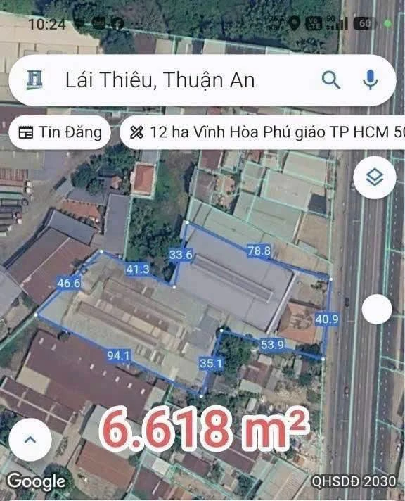 Bán đất mặt tiền Quốc Lộ 13 Thuận An Bình Dương 6618m² - Ảnh thu nhỏ 3