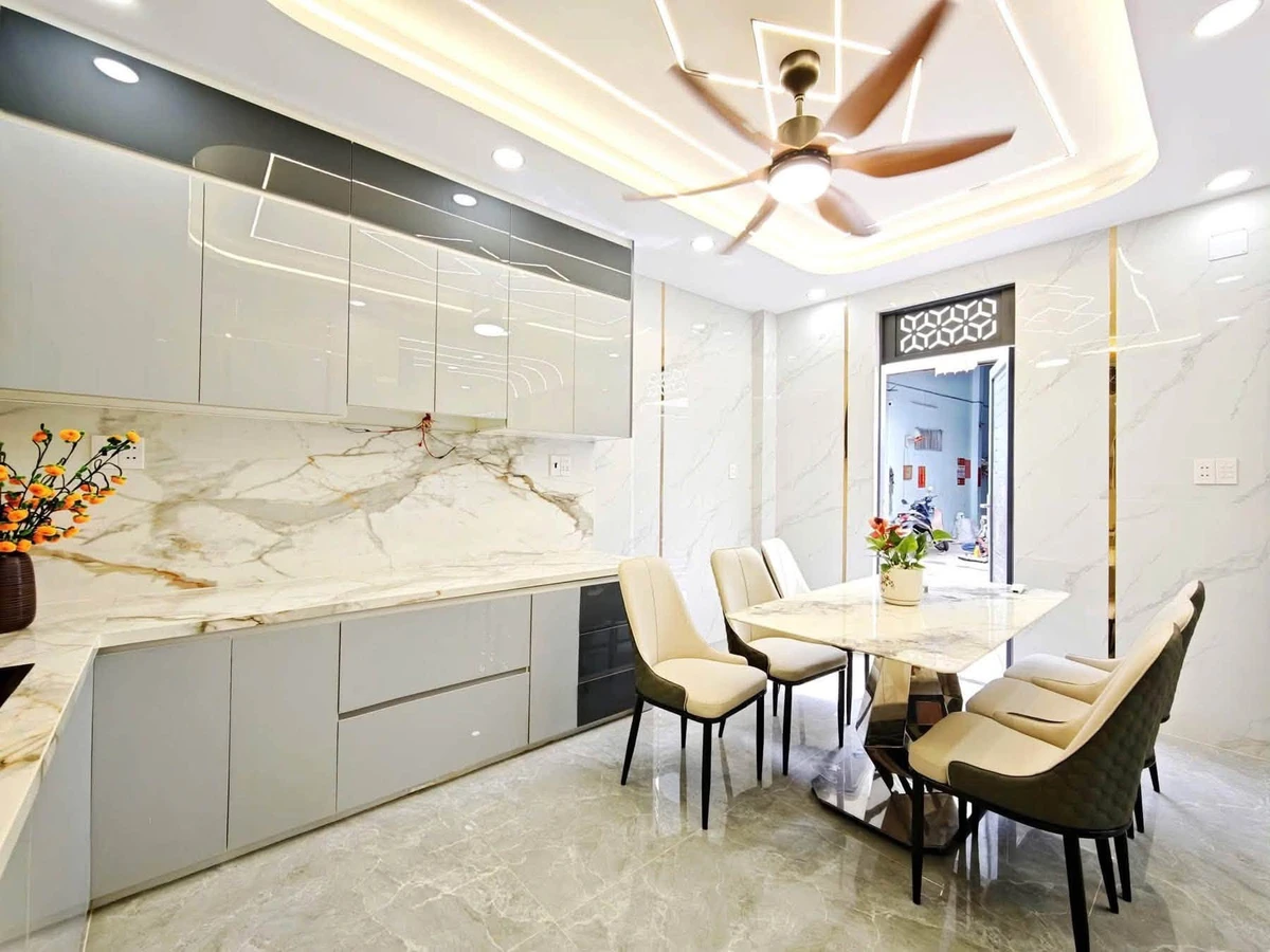 Bán nhà góc hẻm 6m 5PN 5WC full nội thất 69,2m² Hương Lộ 2, Bình Tân - Ảnh thu nhỏ 4