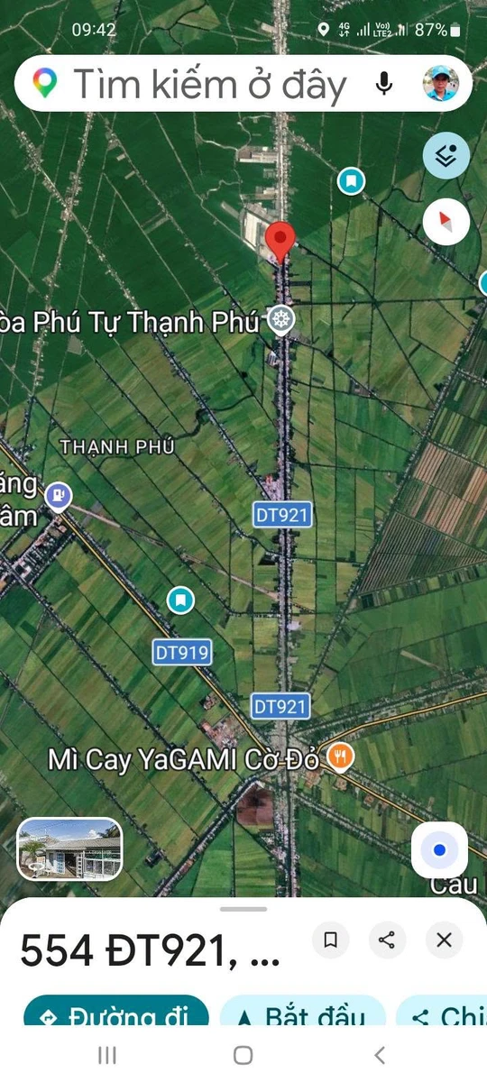 Bán nền đất 425m2 mặt tiền tỉnh lộ 921 Cần Thơ - Ảnh 1